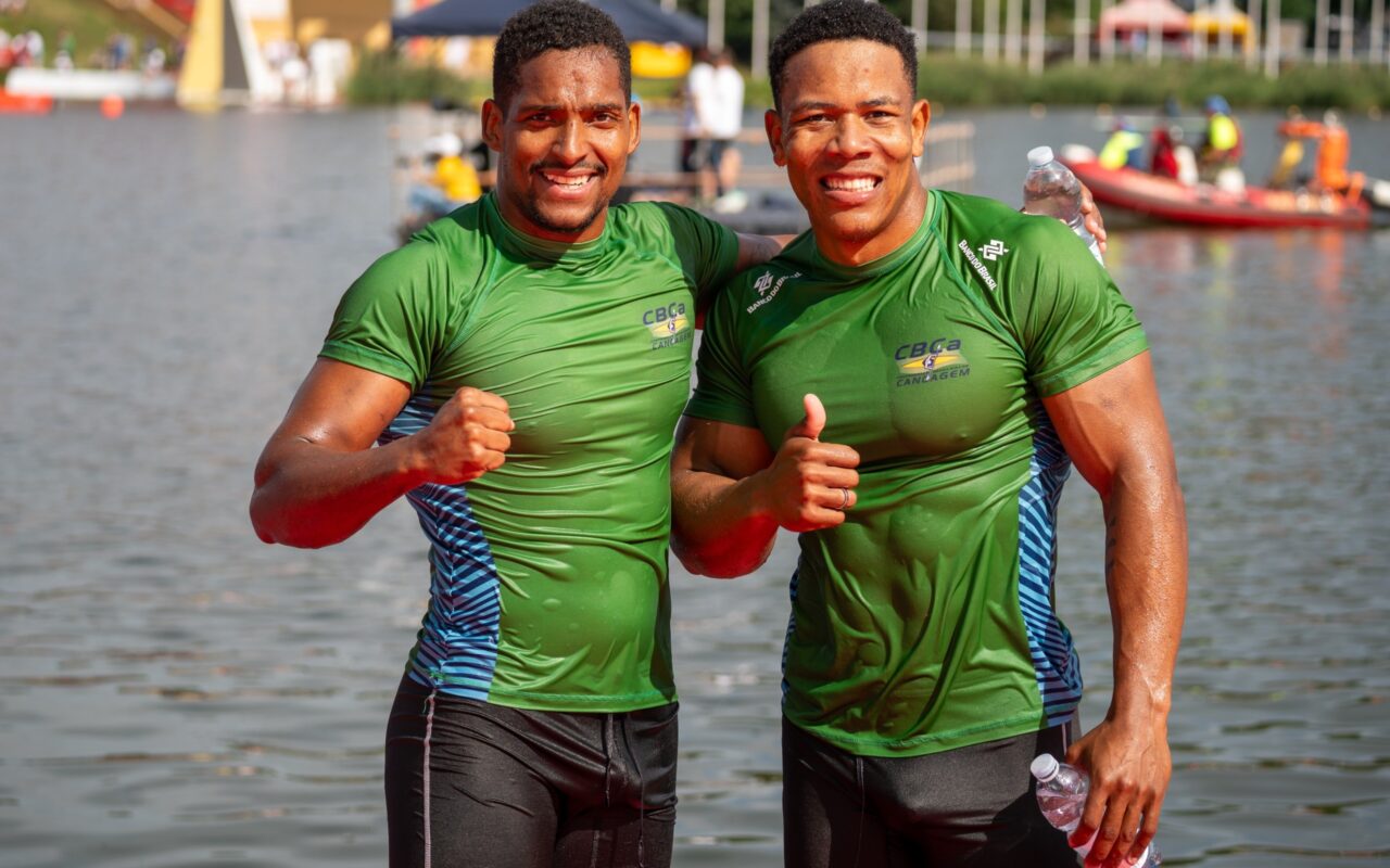 Brasil conquista prata no Mundial de Canoagem Velocidade com Jacky e Gabriel